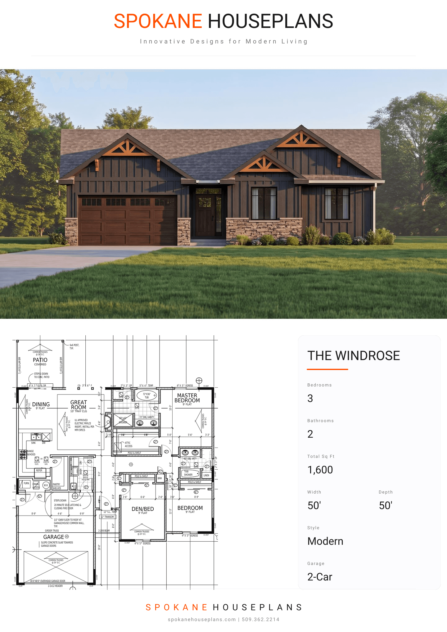 THE WINDROSE plan flyer