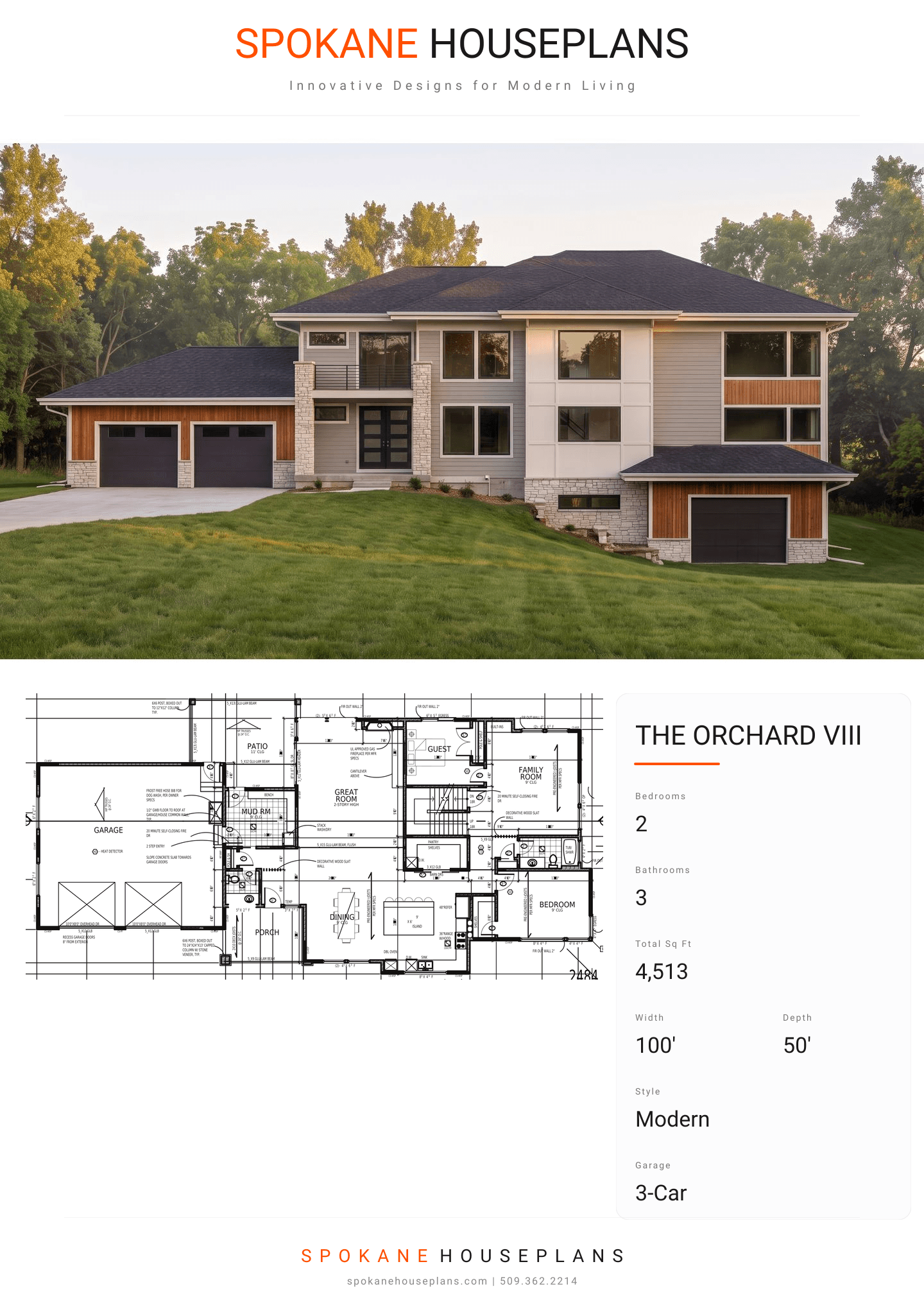 THE ORCHARD VIII plan flyer