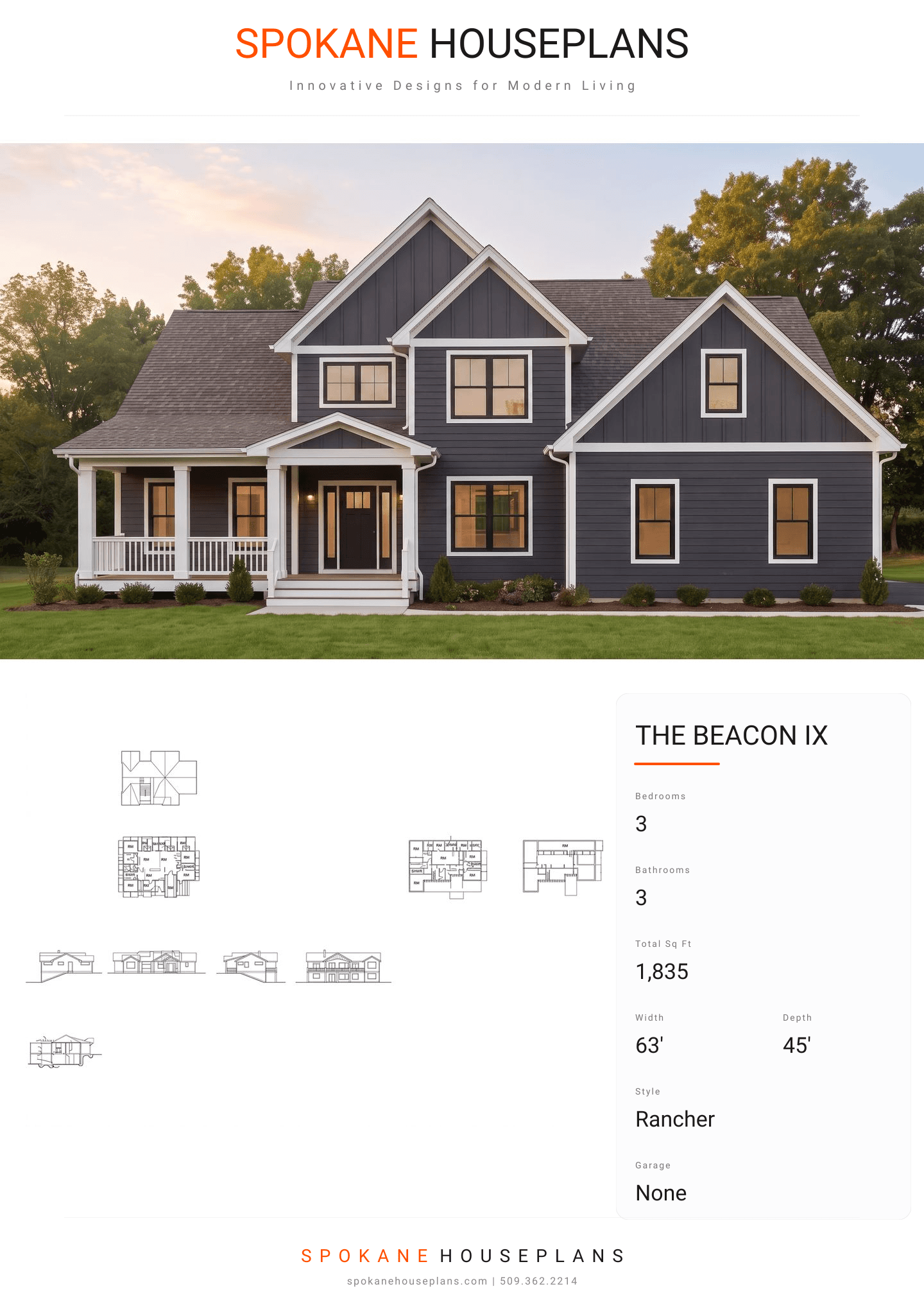 THE BEACON IX plan flyer