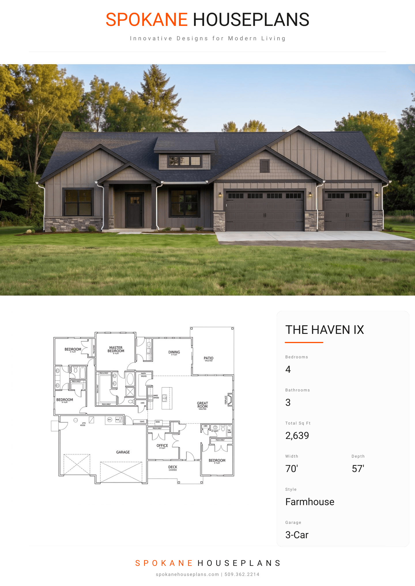 THE HAVEN IX plan flyer