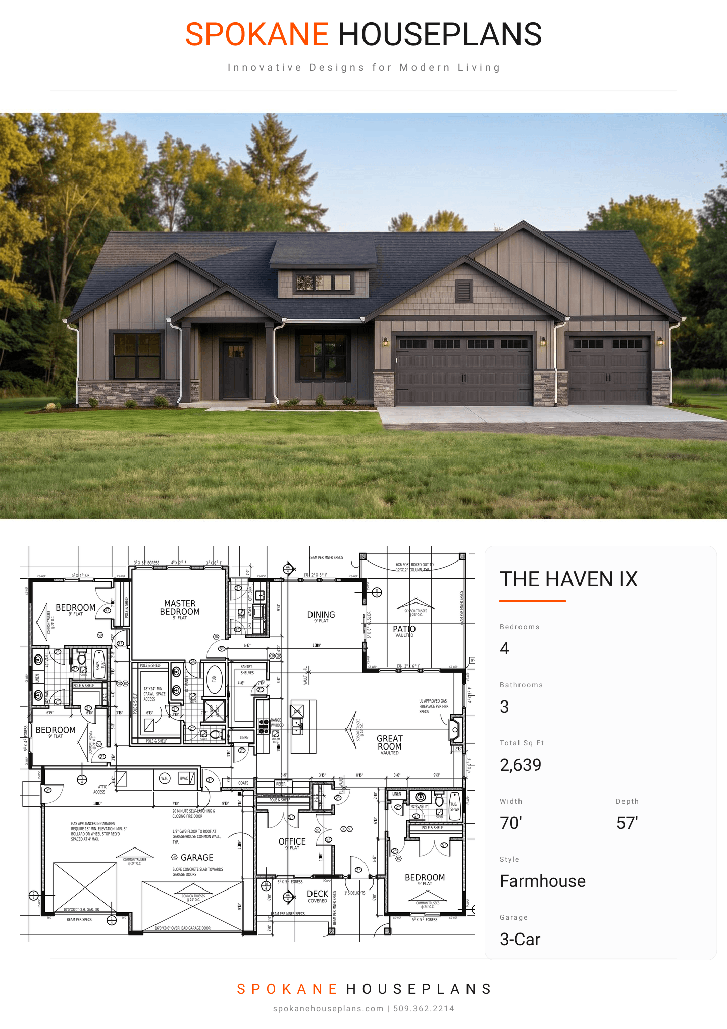 THE HAVEN IX plan flyer