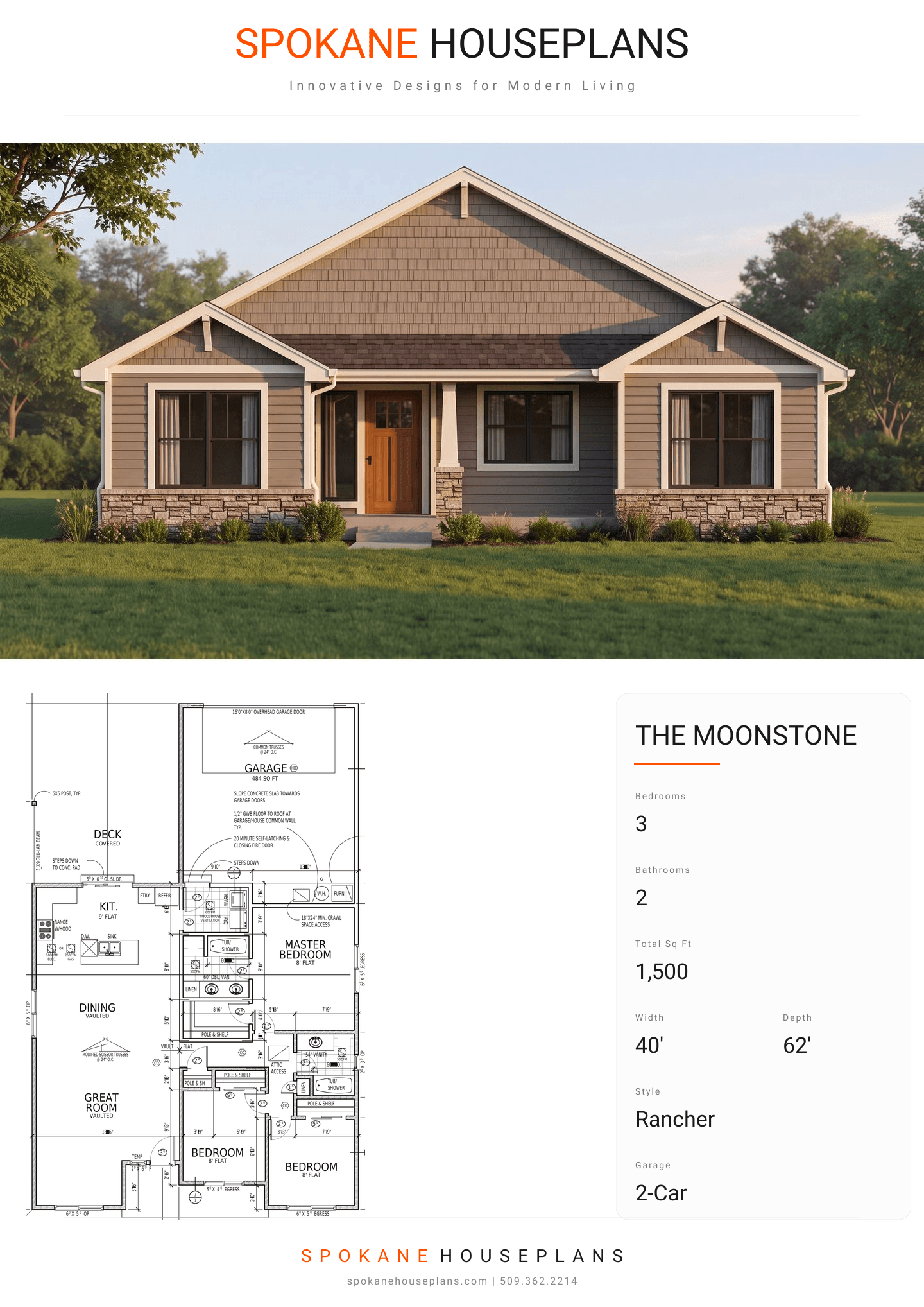 THE MOONSTONE plan flyer