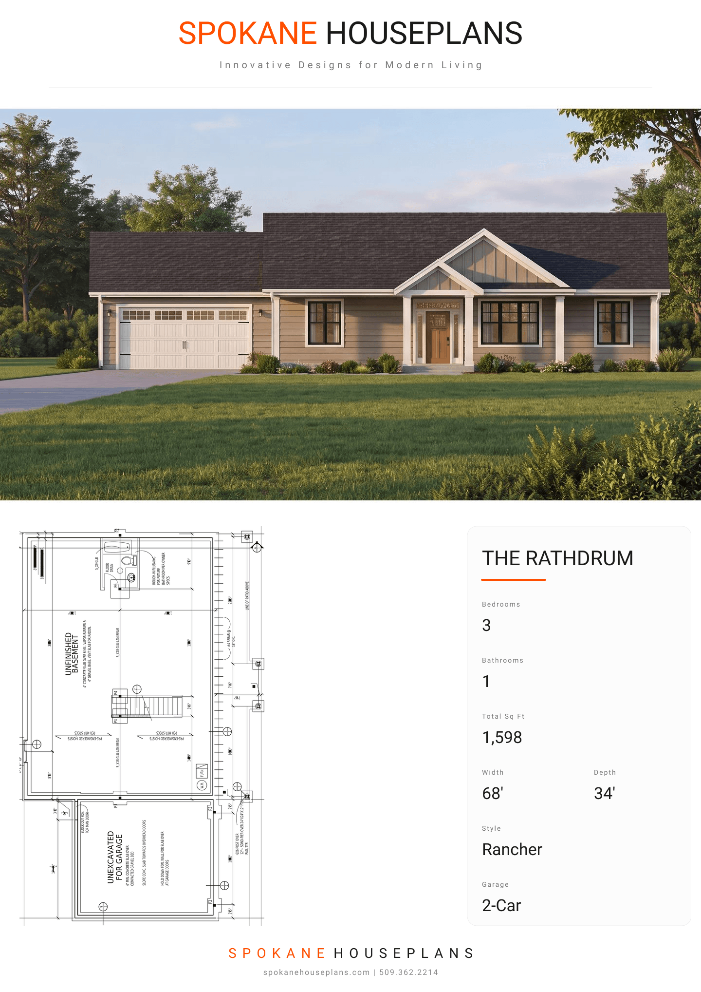 THE RATHDRUM plan flyer