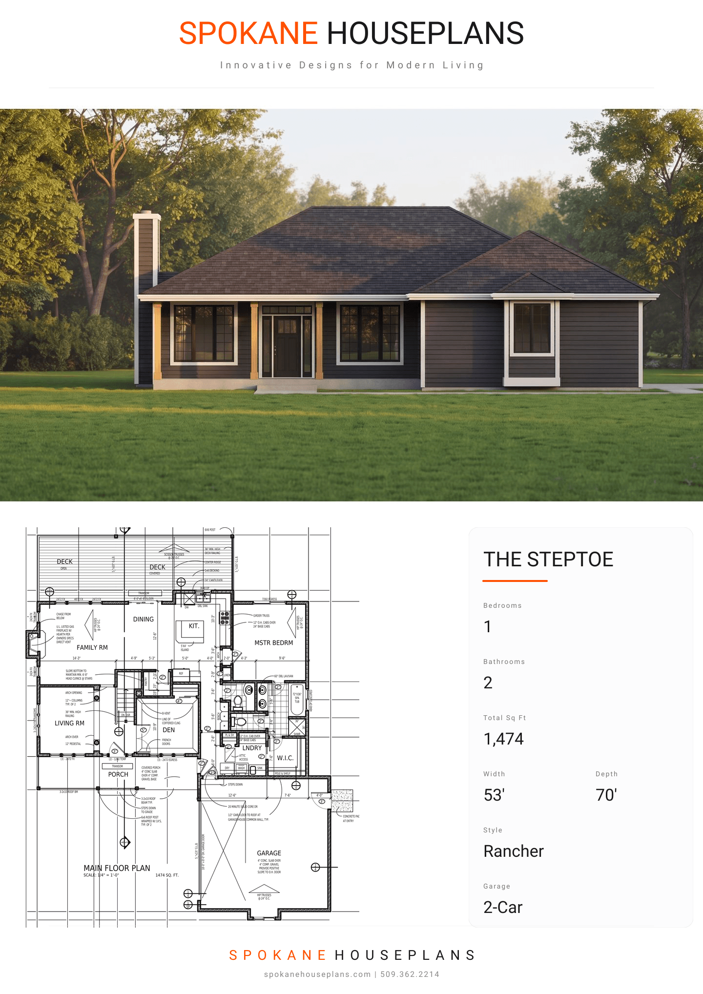 THE STEPTOE plan flyer