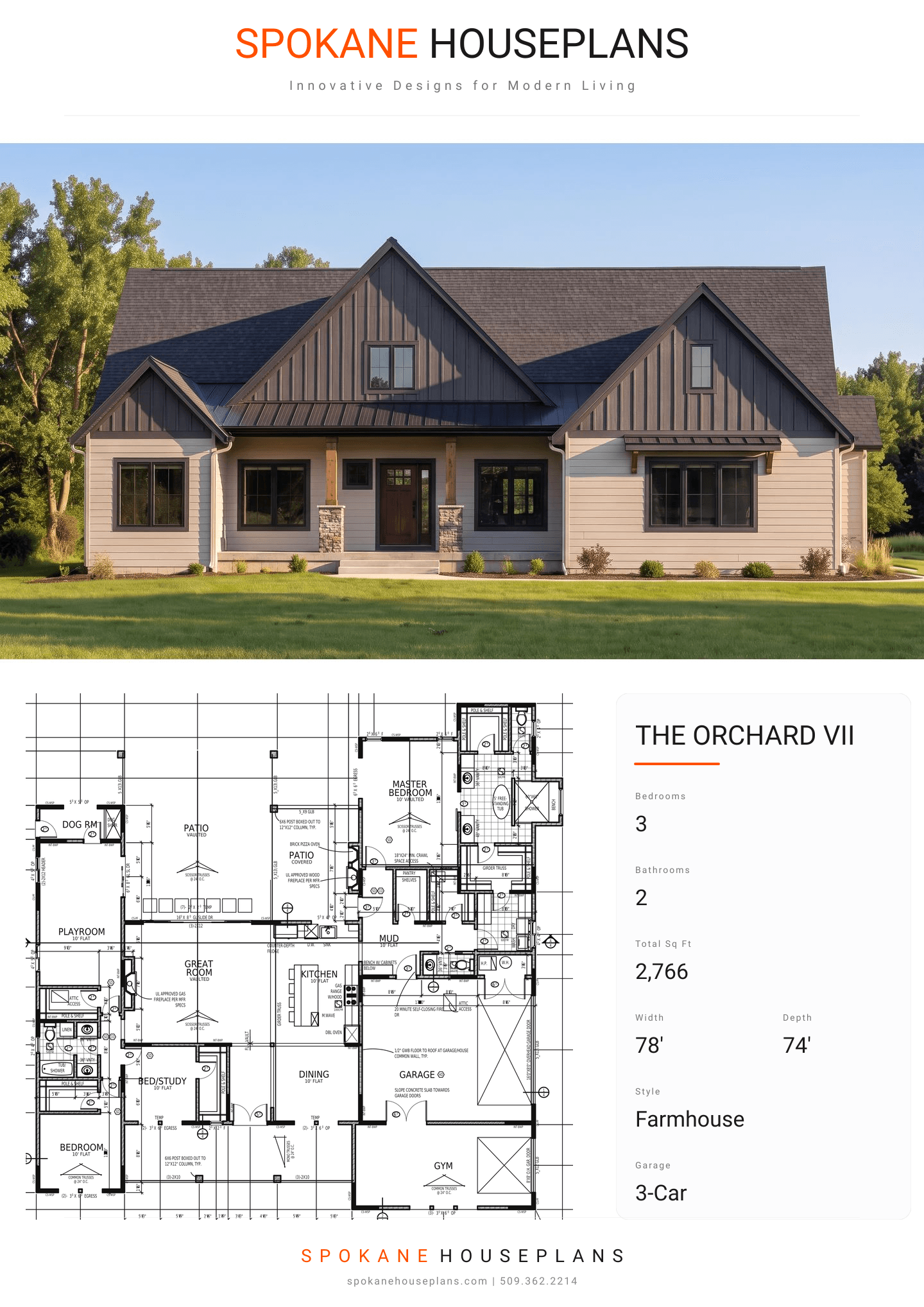 THE ORCHARD VII plan flyer