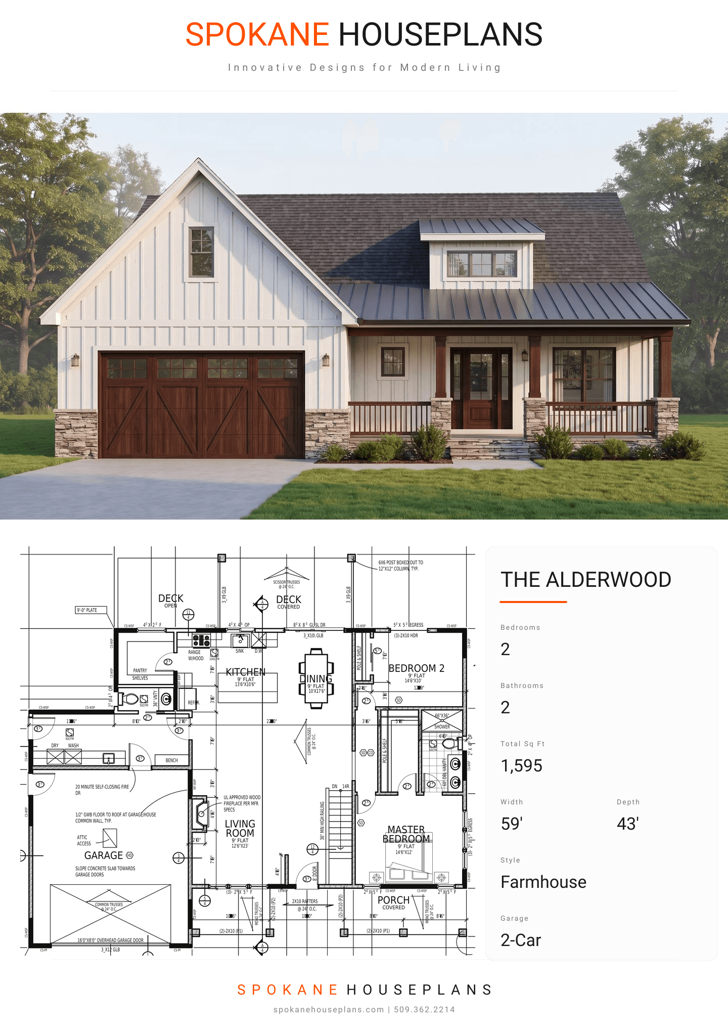 THE ALDERWOOD plan flyer
