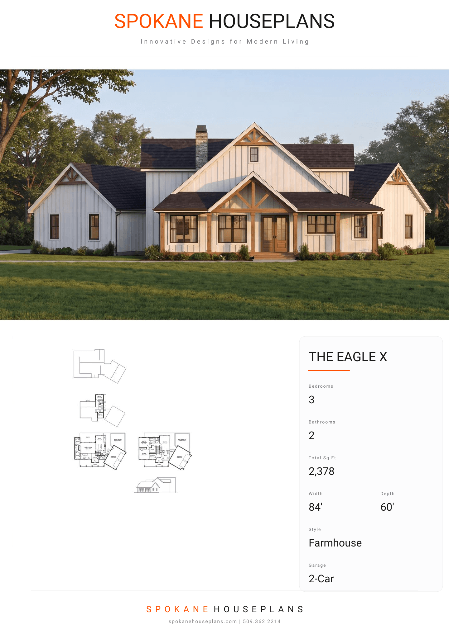 THE EAGLE X plan flyer