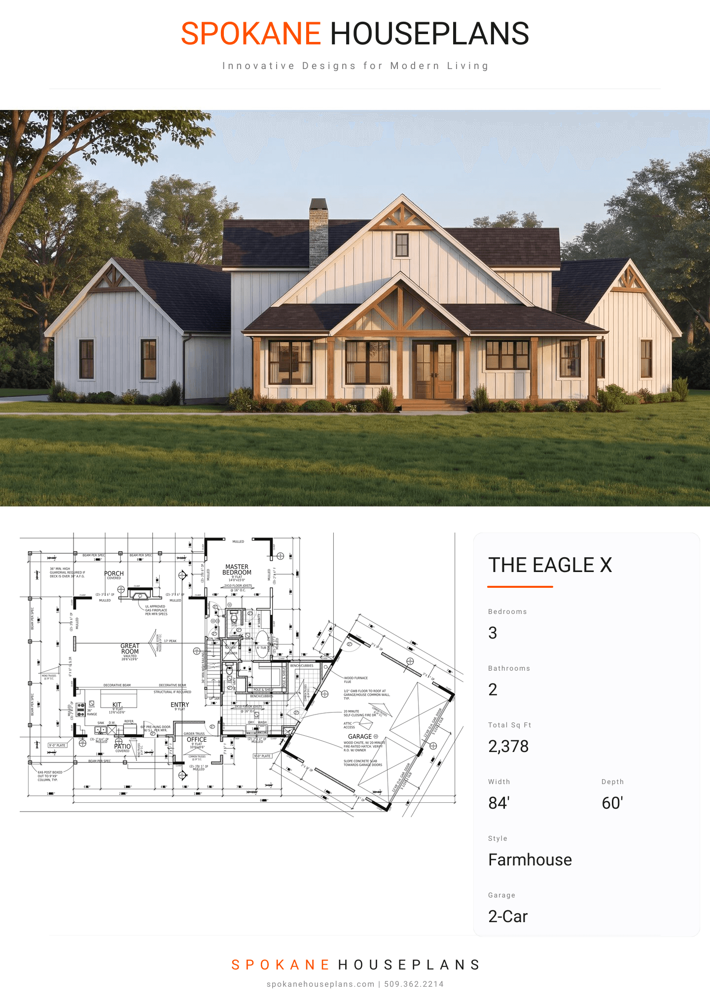 THE EAGLE X plan flyer