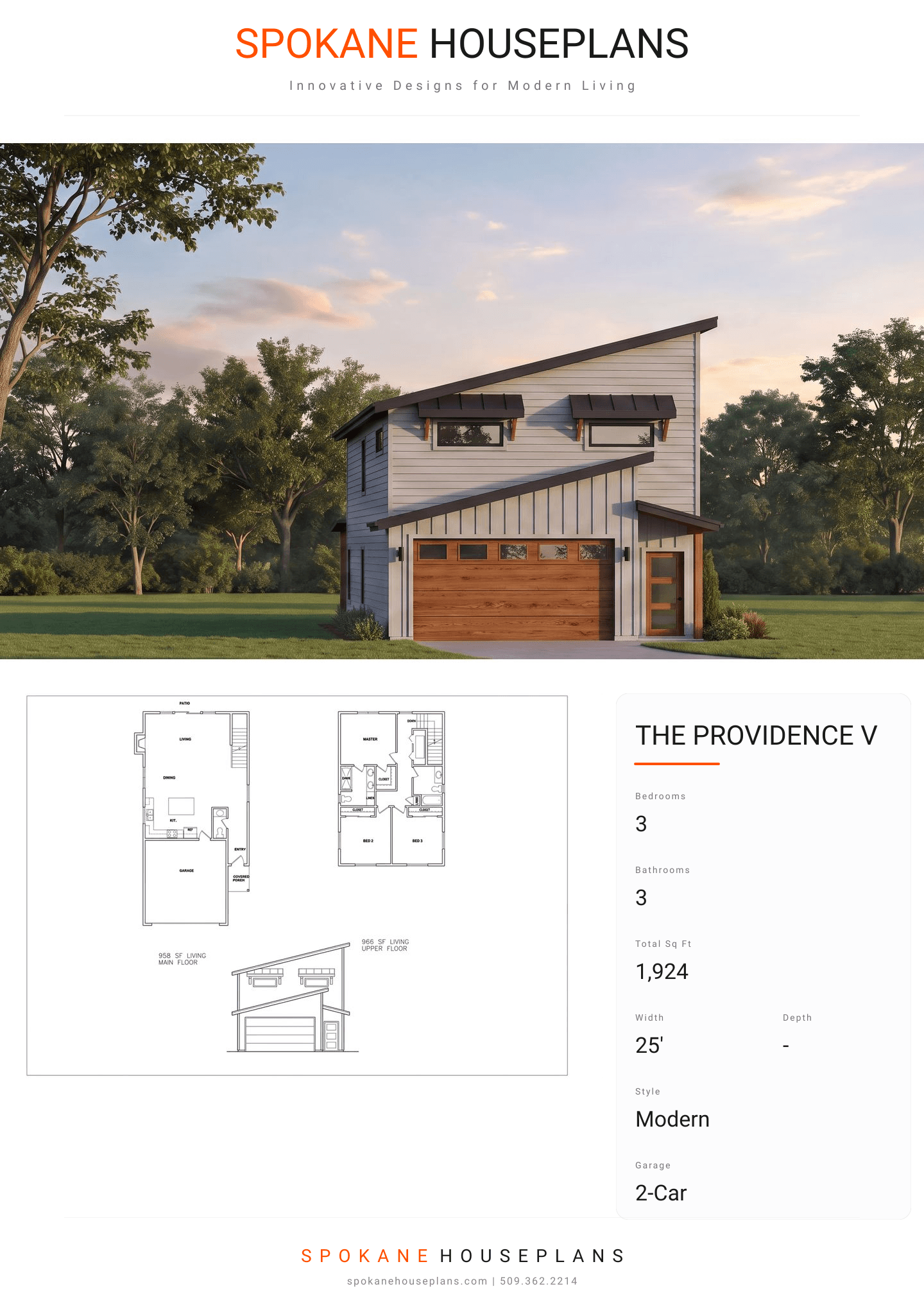 THE PROVIDENCE V plan flyer