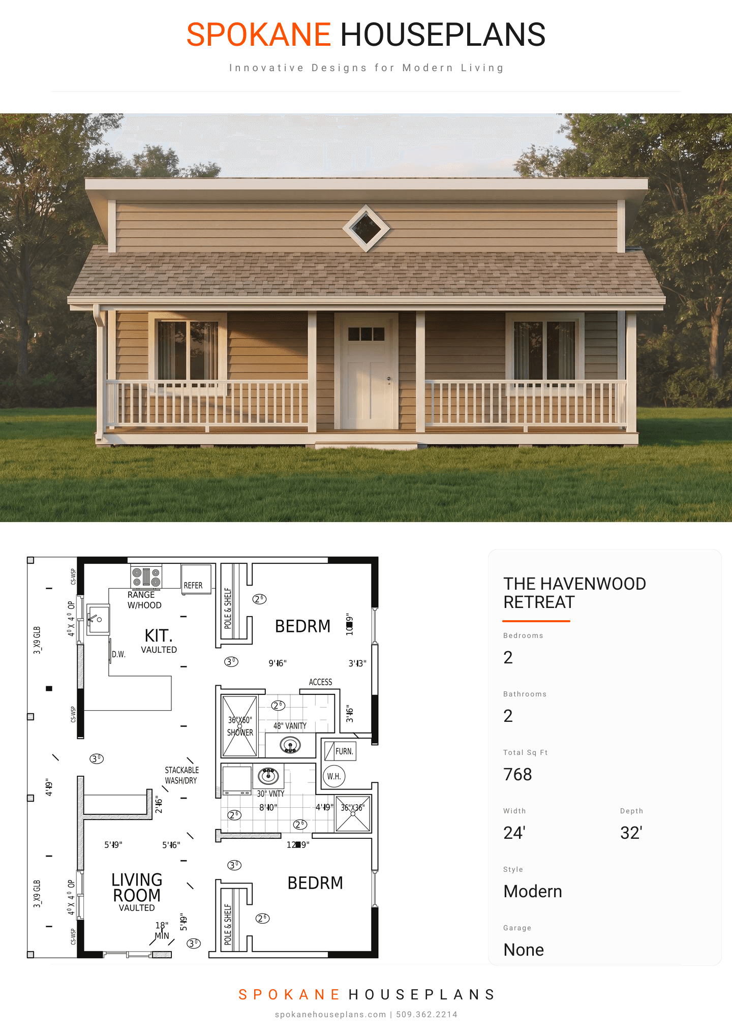 THE HAVENWOOD RETREAT plan flyer