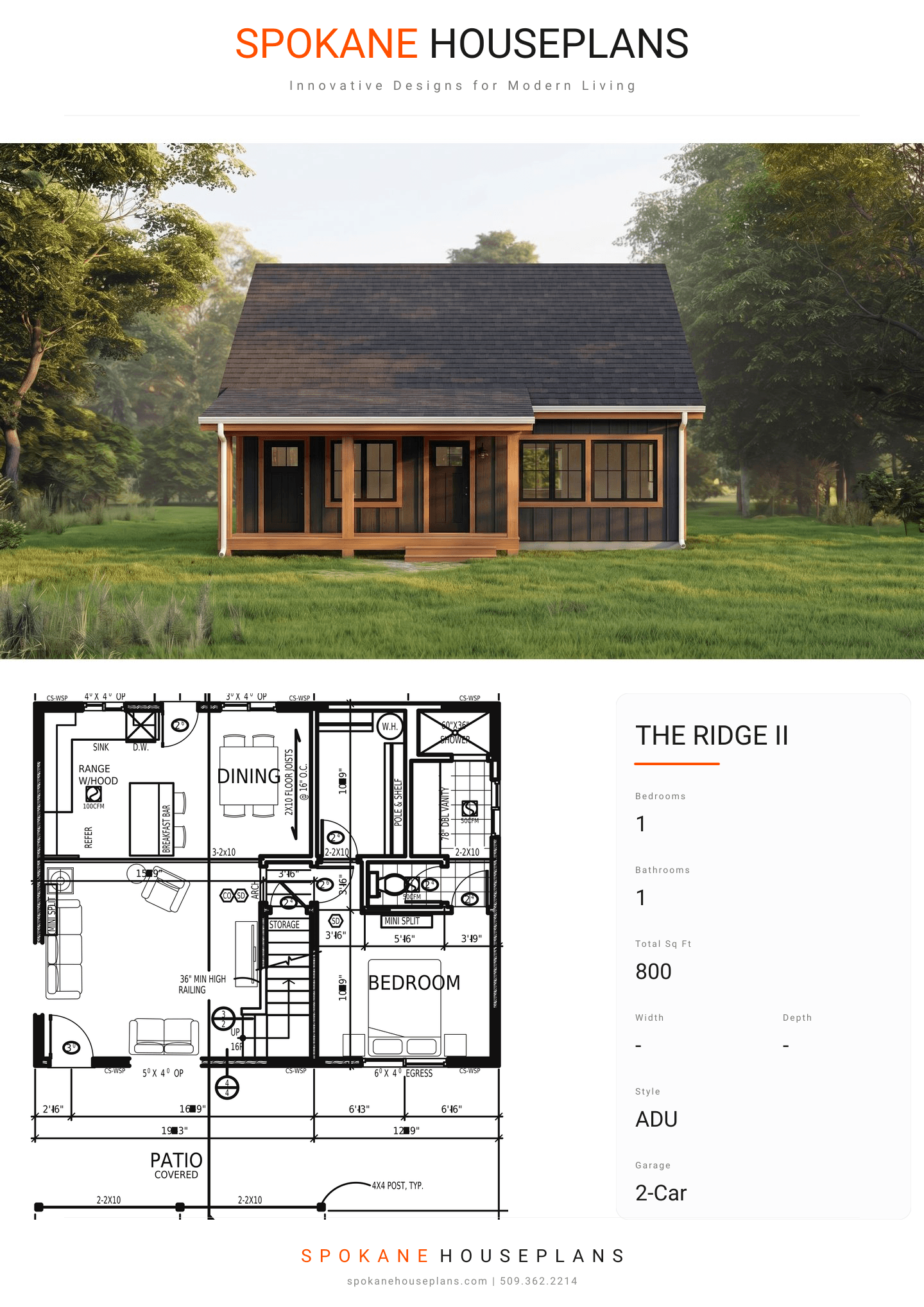 THE RIDGE II plan flyer