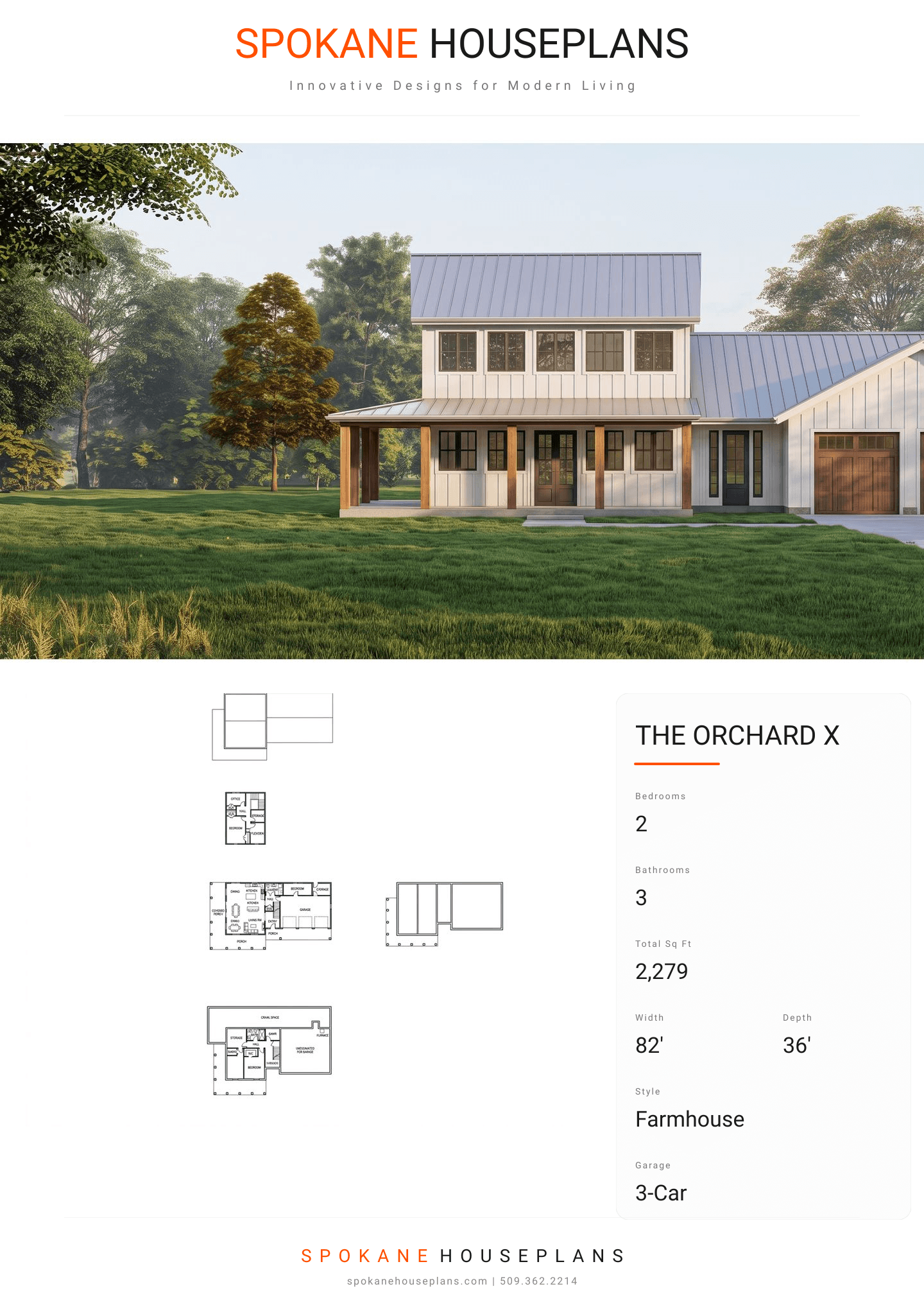 THE ORCHARD X plan flyer