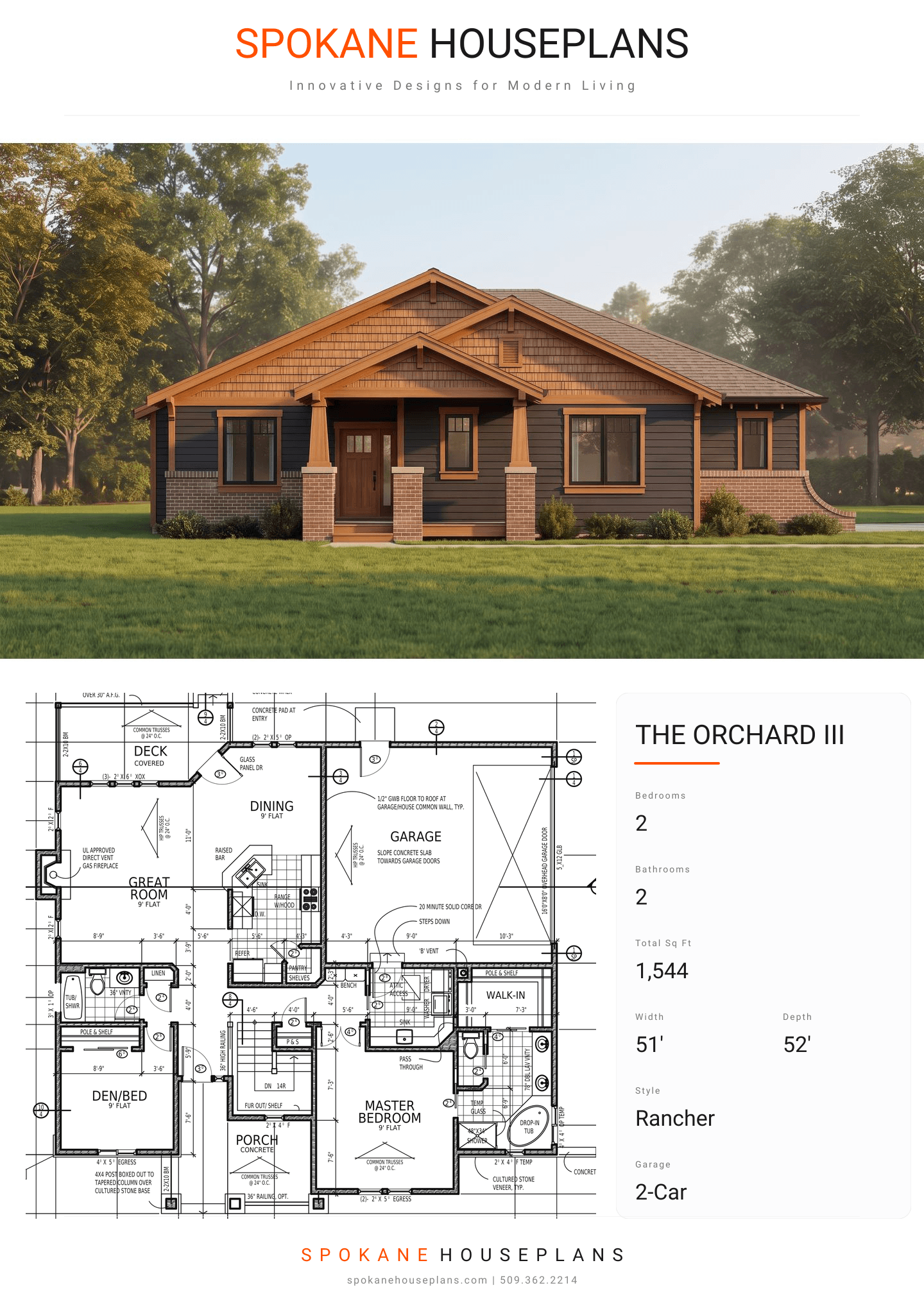THE ORCHARD III plan flyer