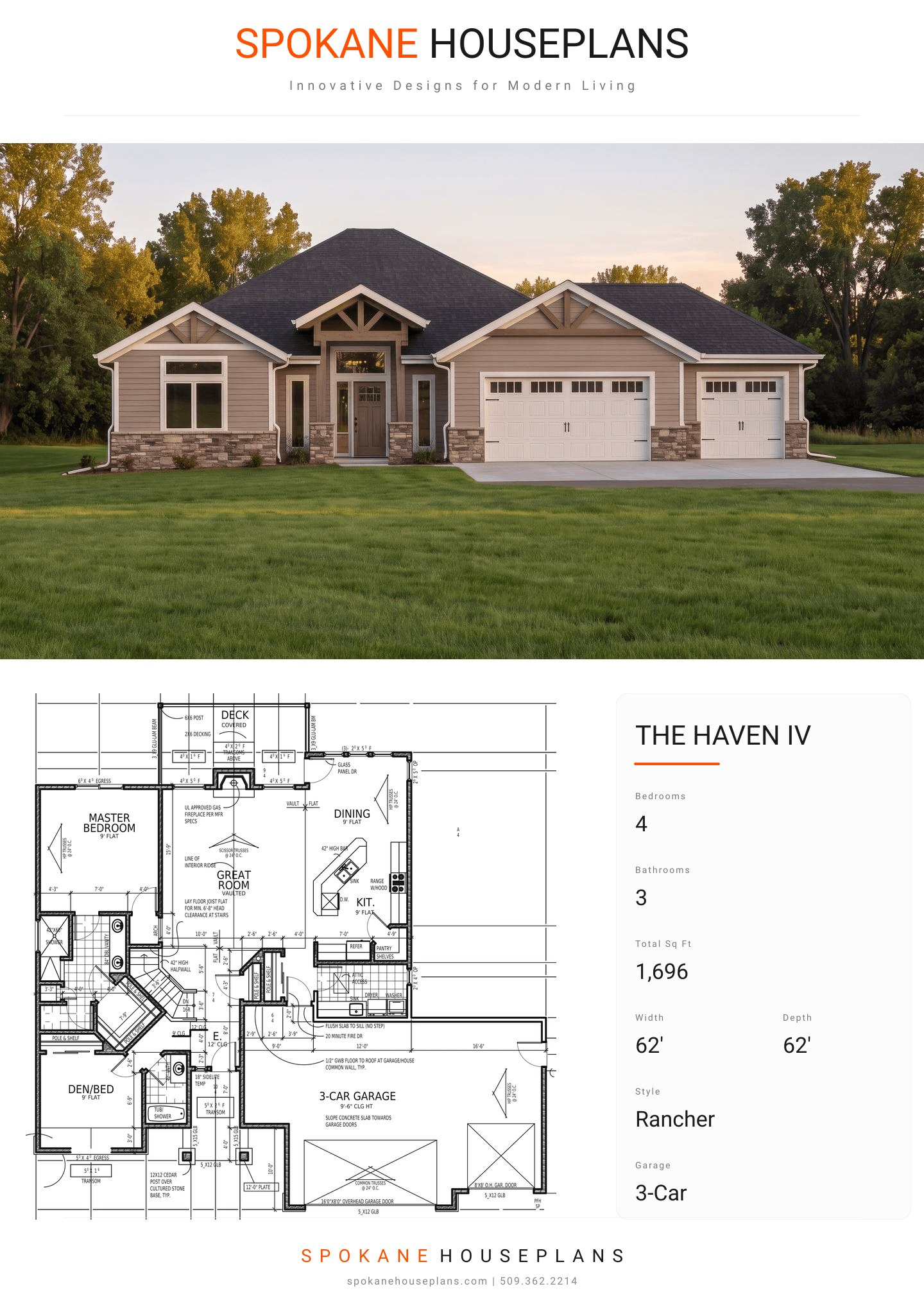 THE HAVEN IV plan flyer