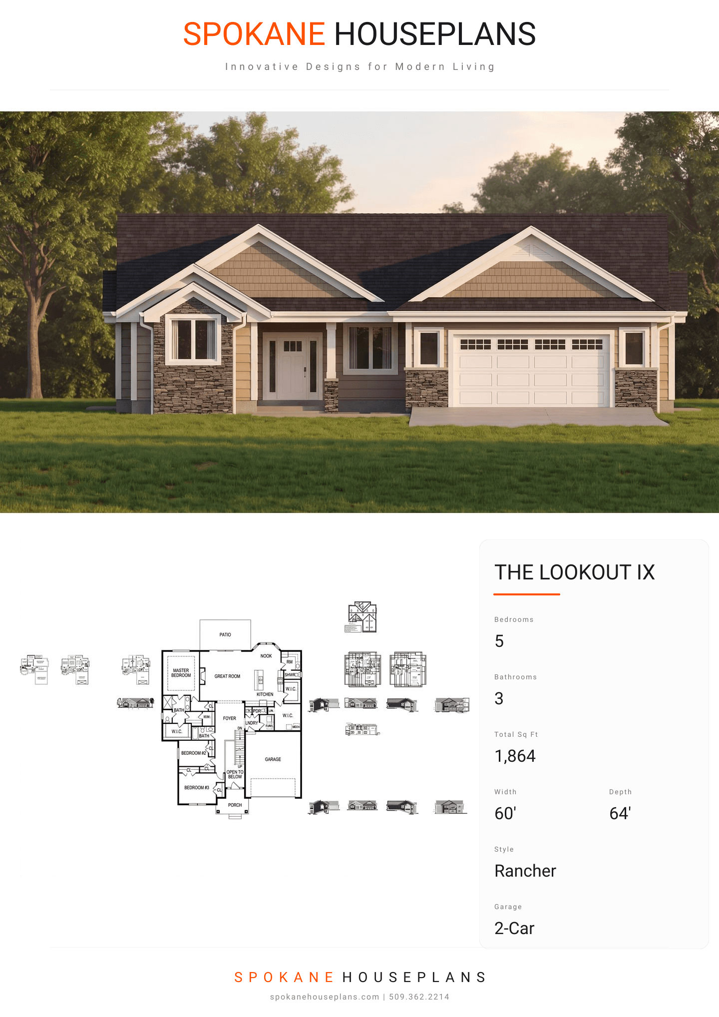 THE LOOKOUT IX plan flyer
