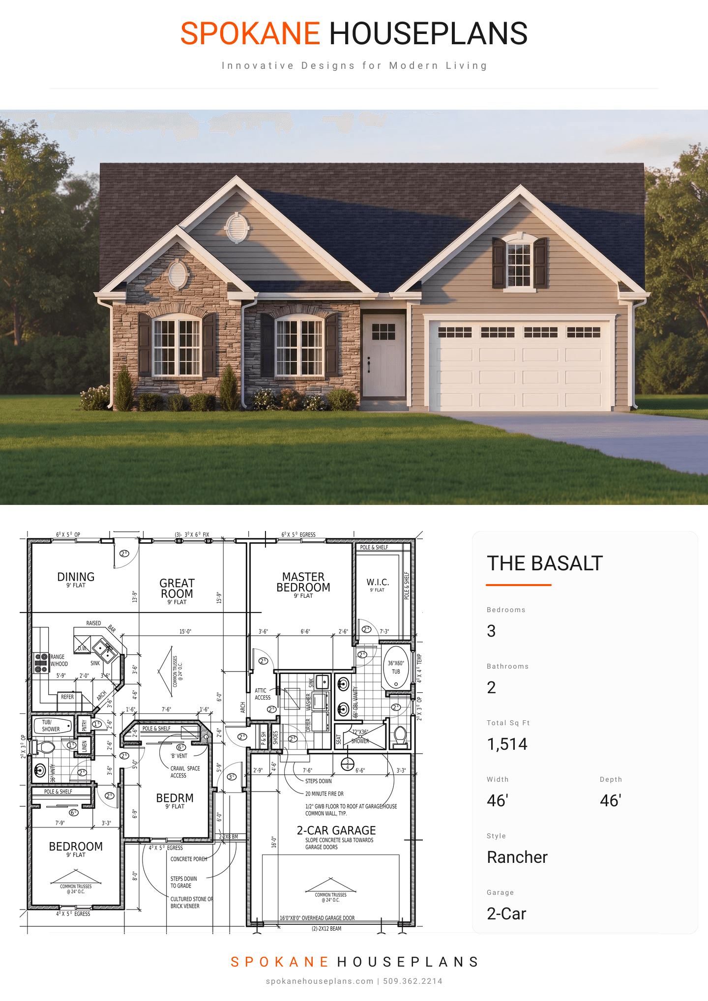 THE BASALT plan flyer