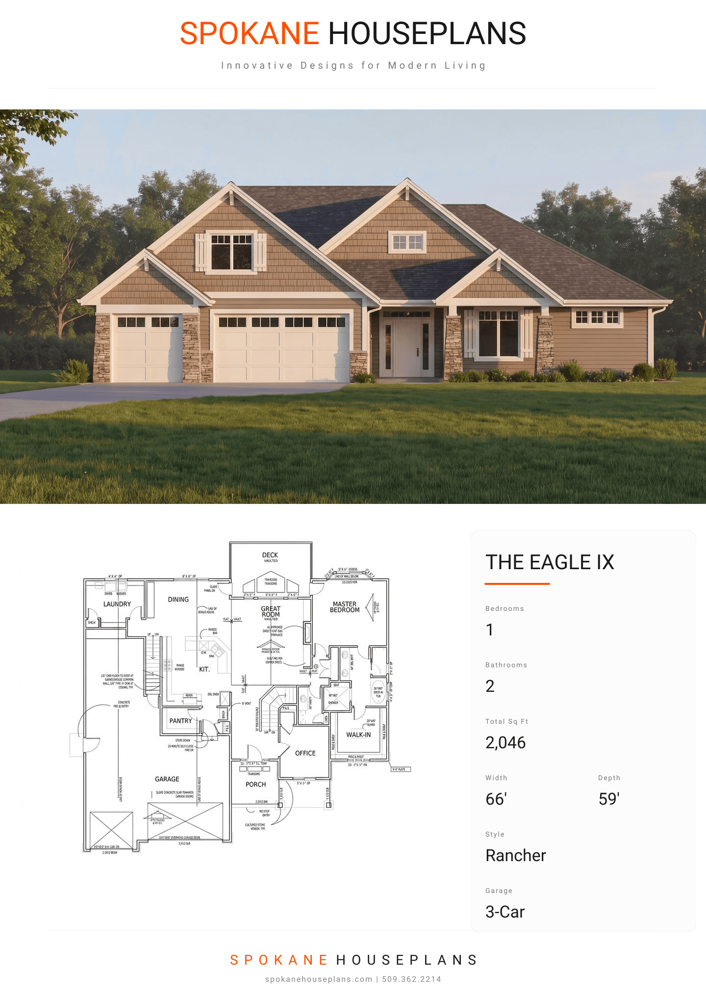 THE EAGLE IX plan flyer