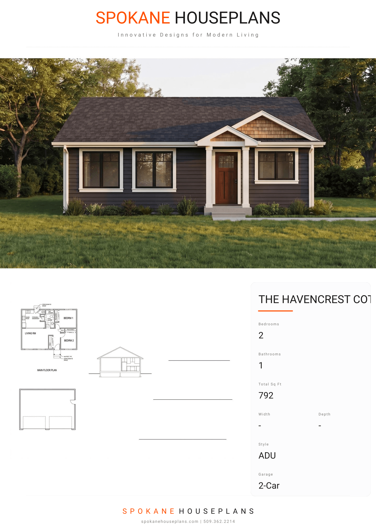 THE HAVENCREST COTTAGE plan flyer