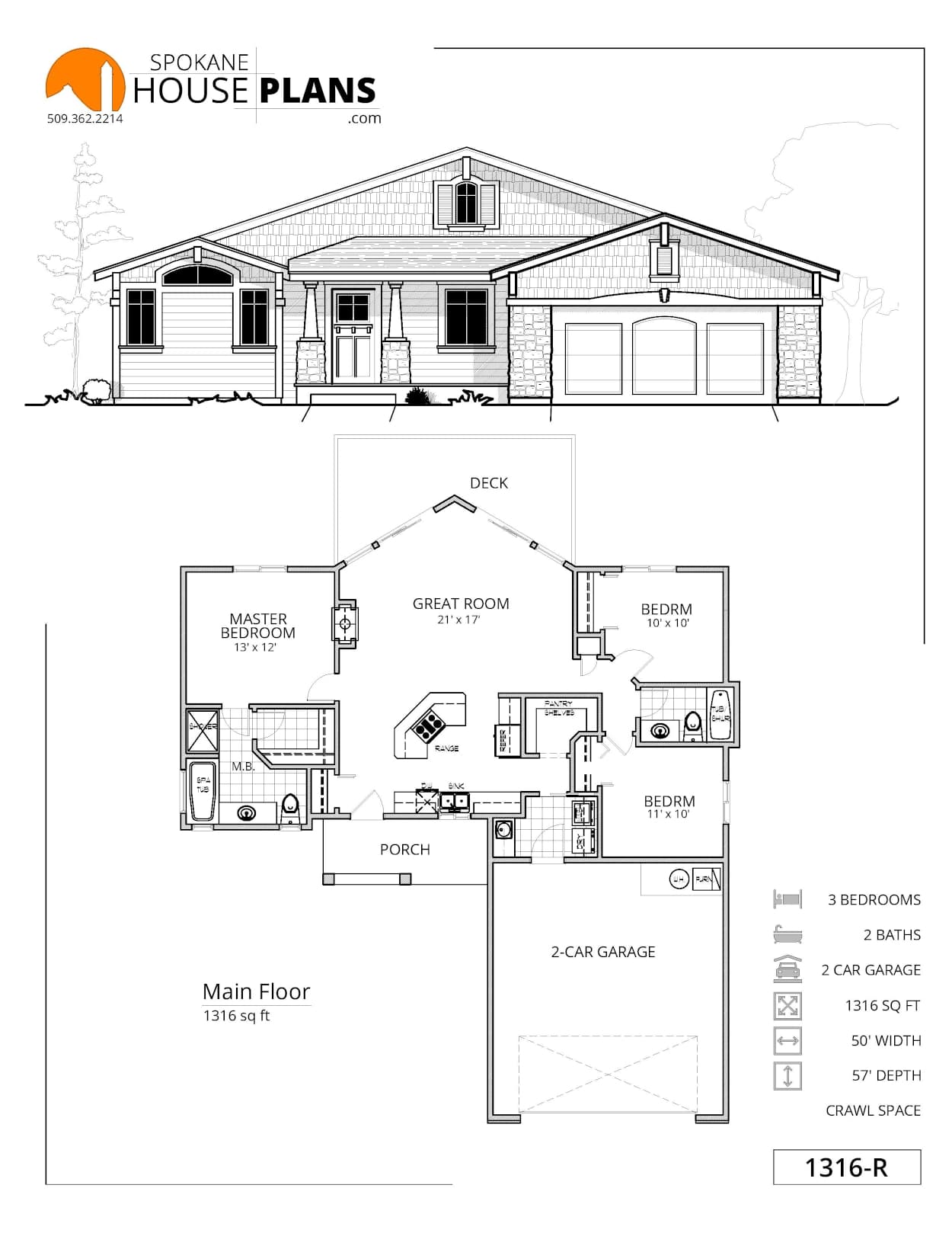 1316-R plan flyer