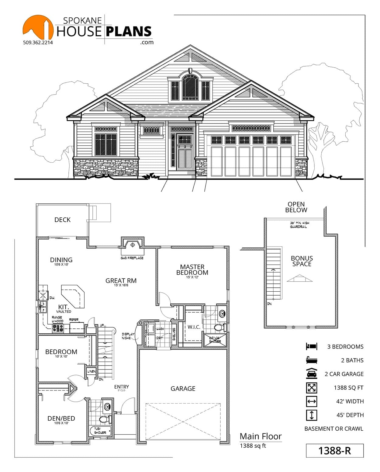 1388-R plan flyer