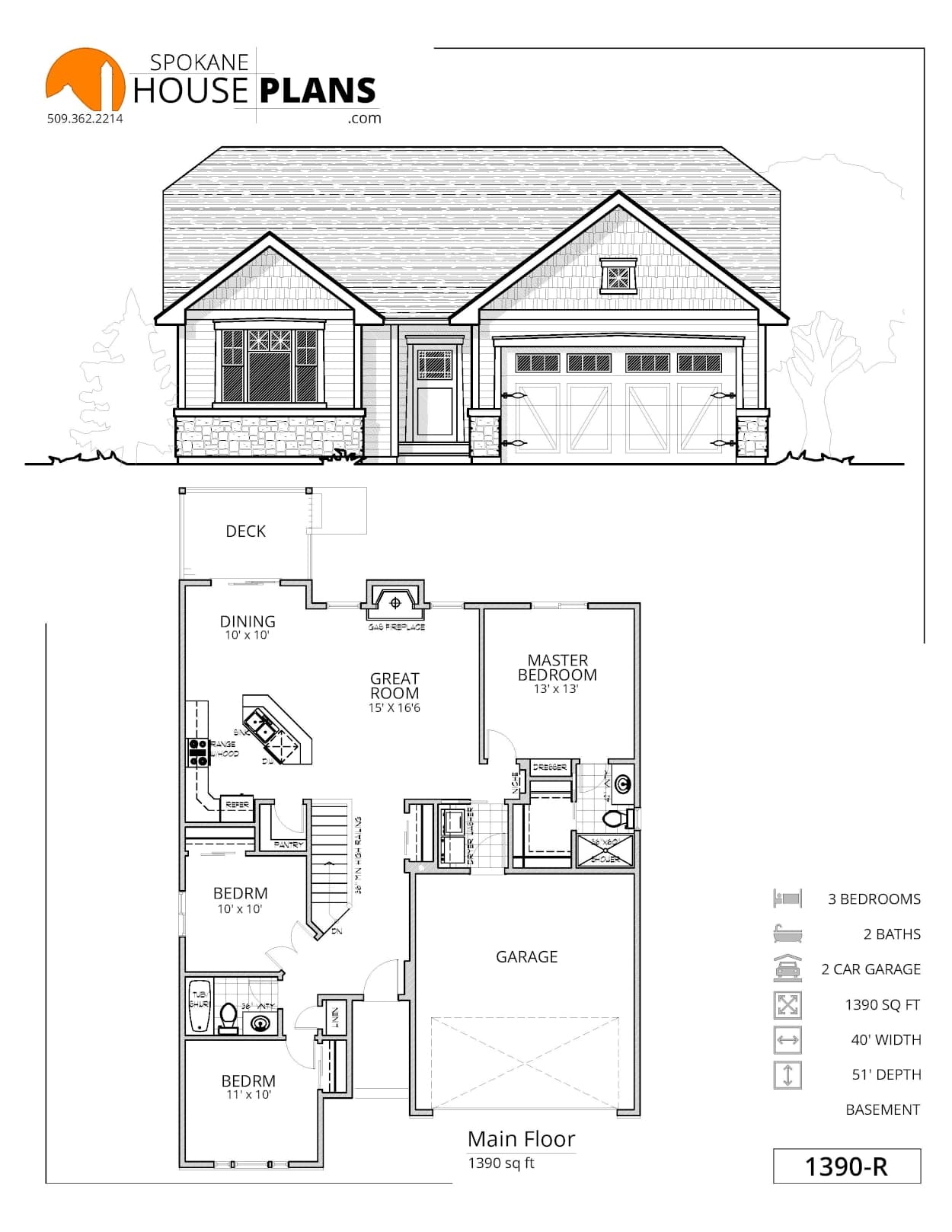 1390-R plan flyer