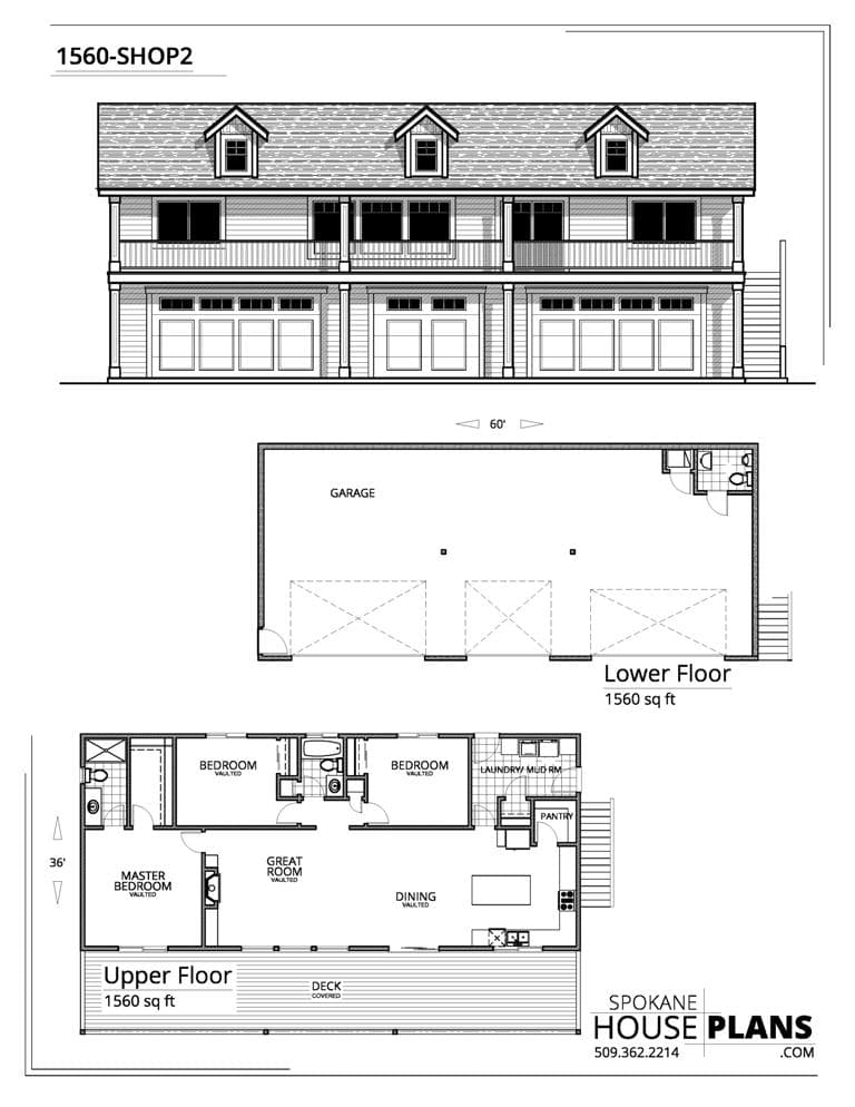 1560-SHOP2 plan flyer