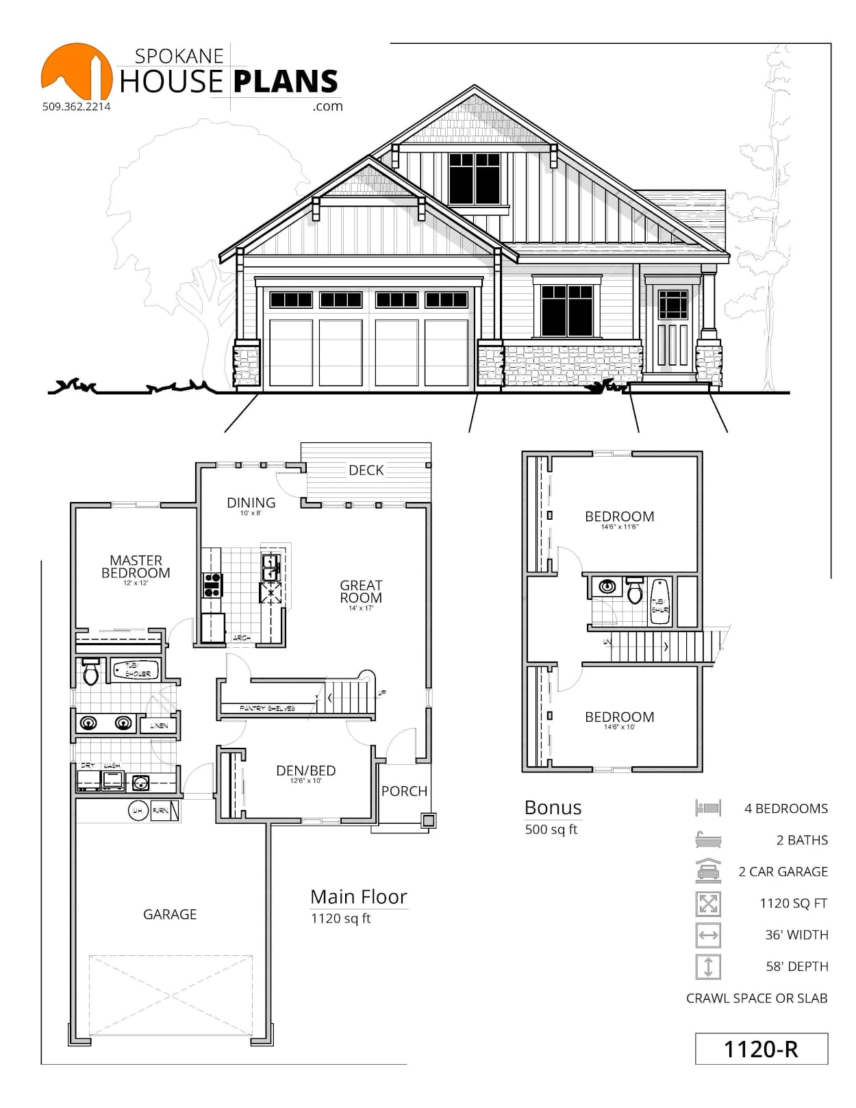 1120-R plan flyer