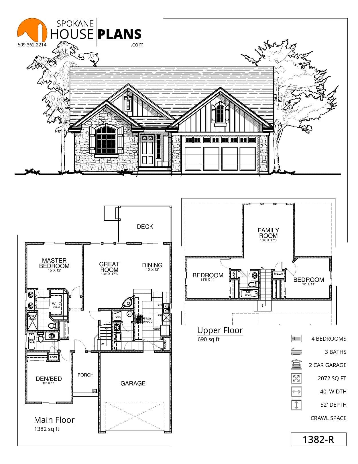1382-R plan flyer