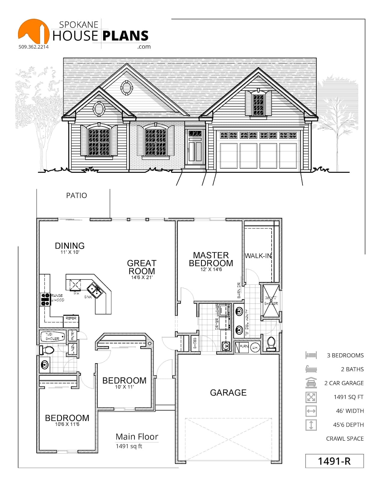 1491-R plan flyer