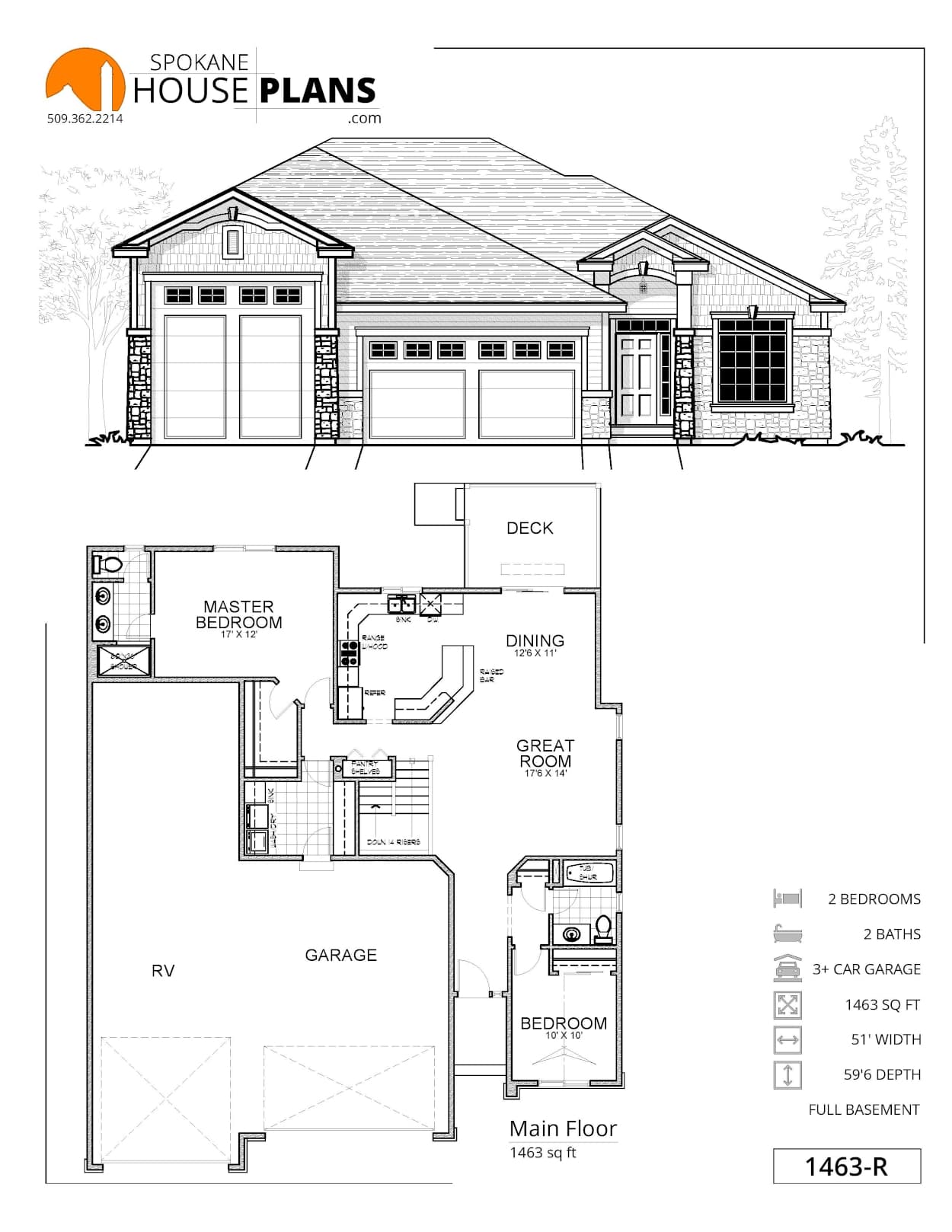 1463-R plan flyer