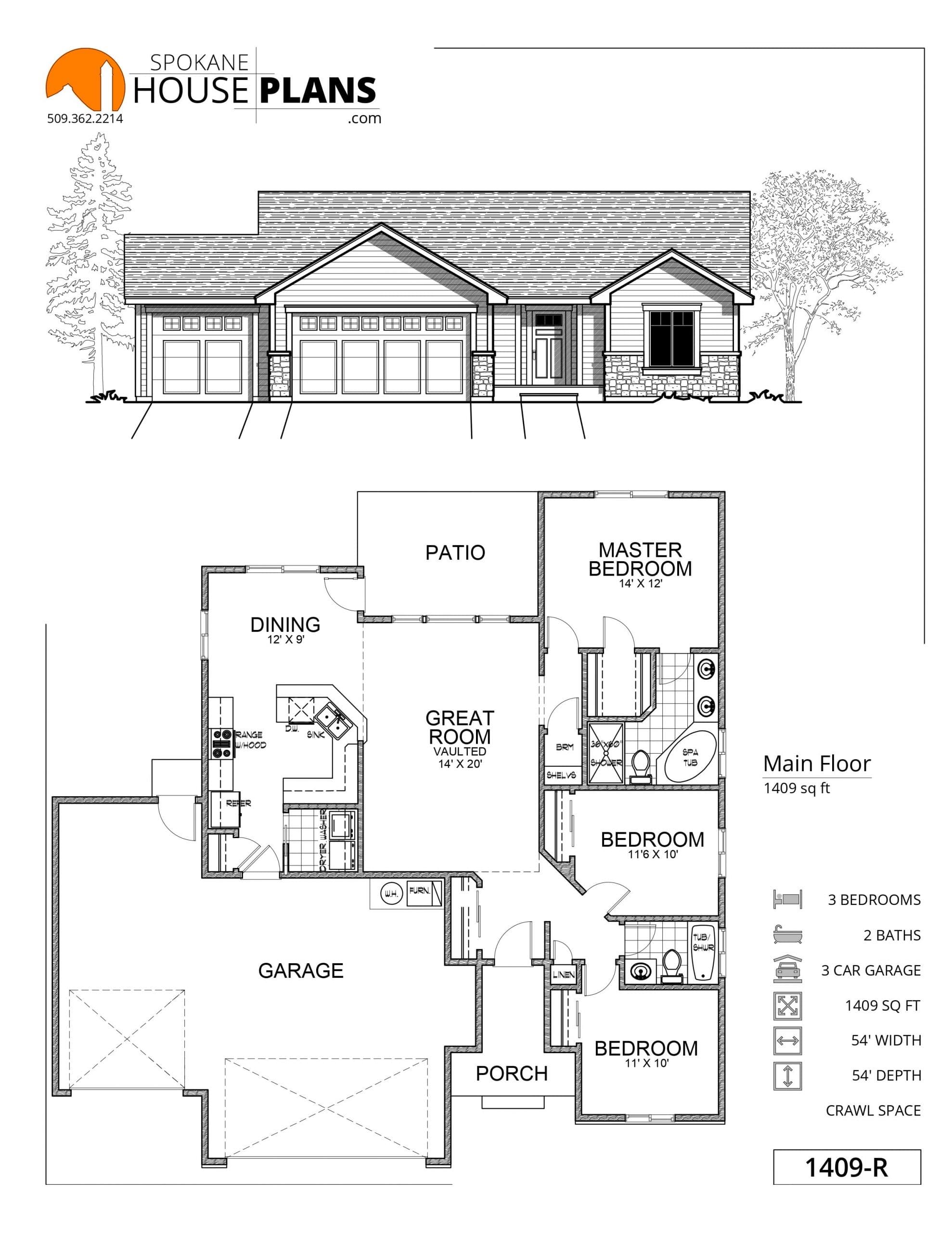 1409-R plan flyer