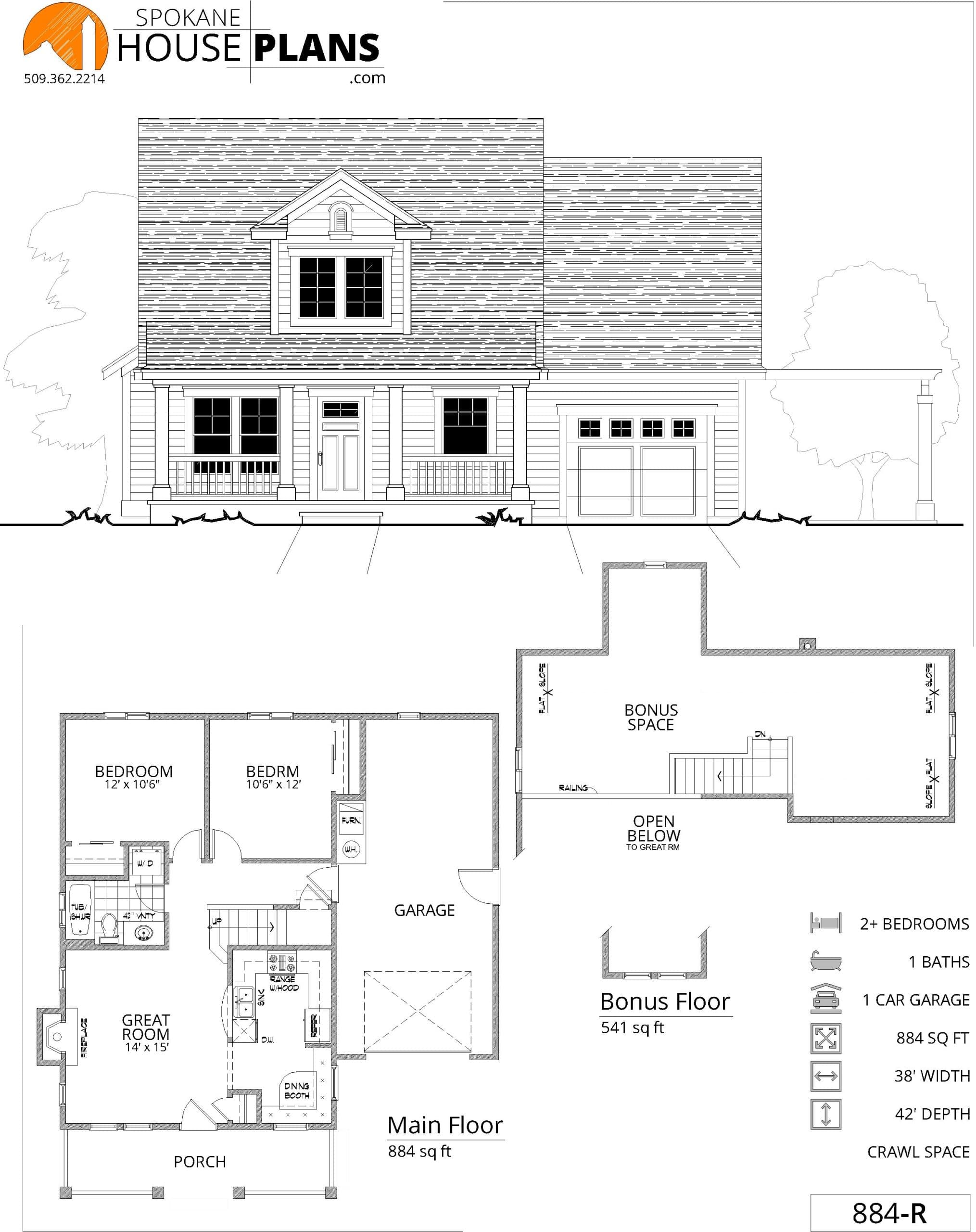 884-R plan flyer