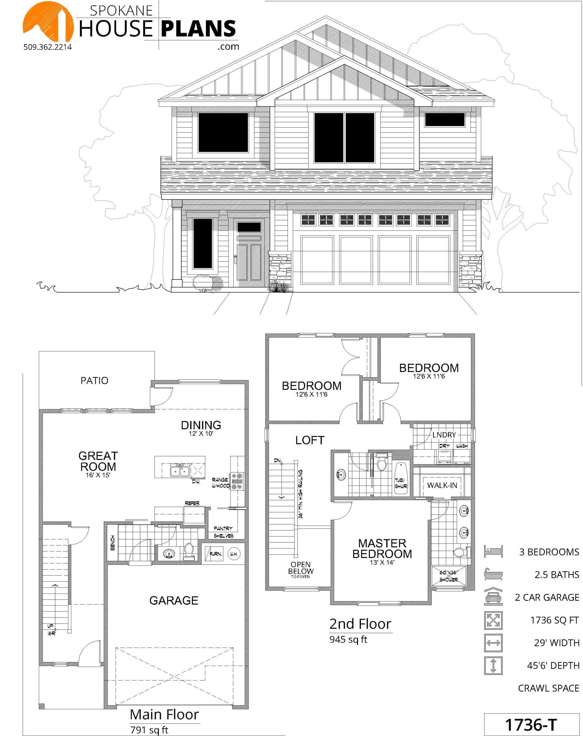 1736-T plan flyer